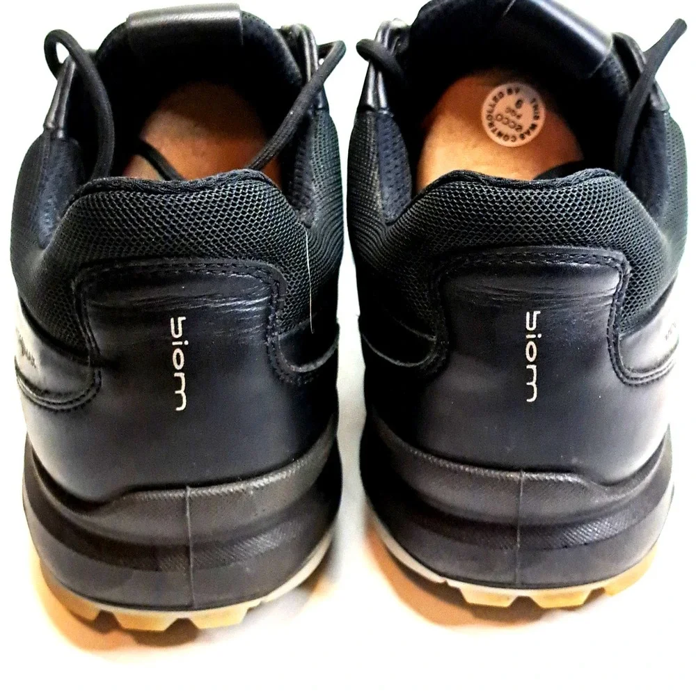 ECCO Biom Hybrid 3 Hydromax Golf Shoes Mens 7-7.5 Black NEW in Box Leather